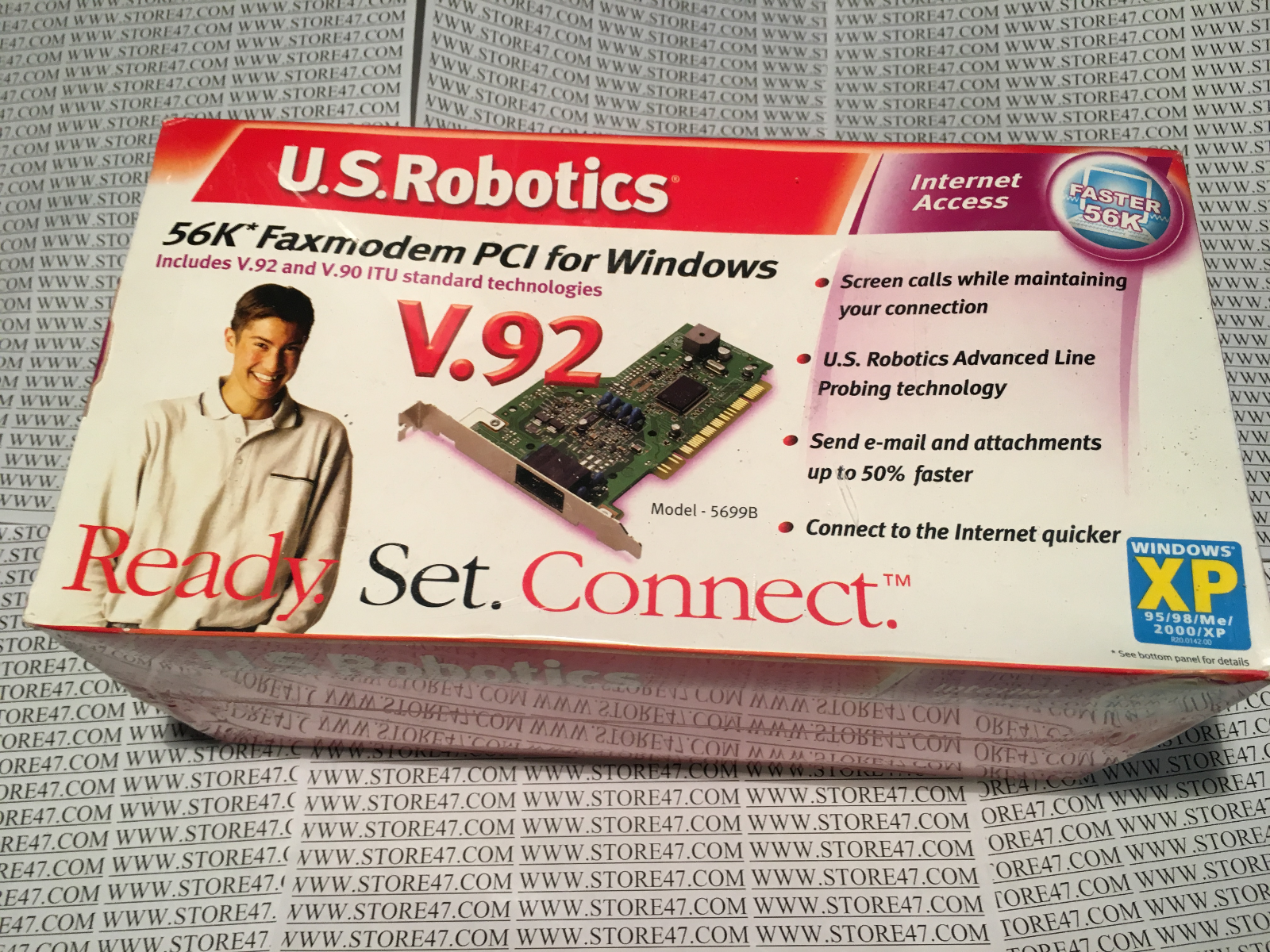 Usr5699b New Sealed Us Robotics Internal 56 Kbps Pci Fax Modem