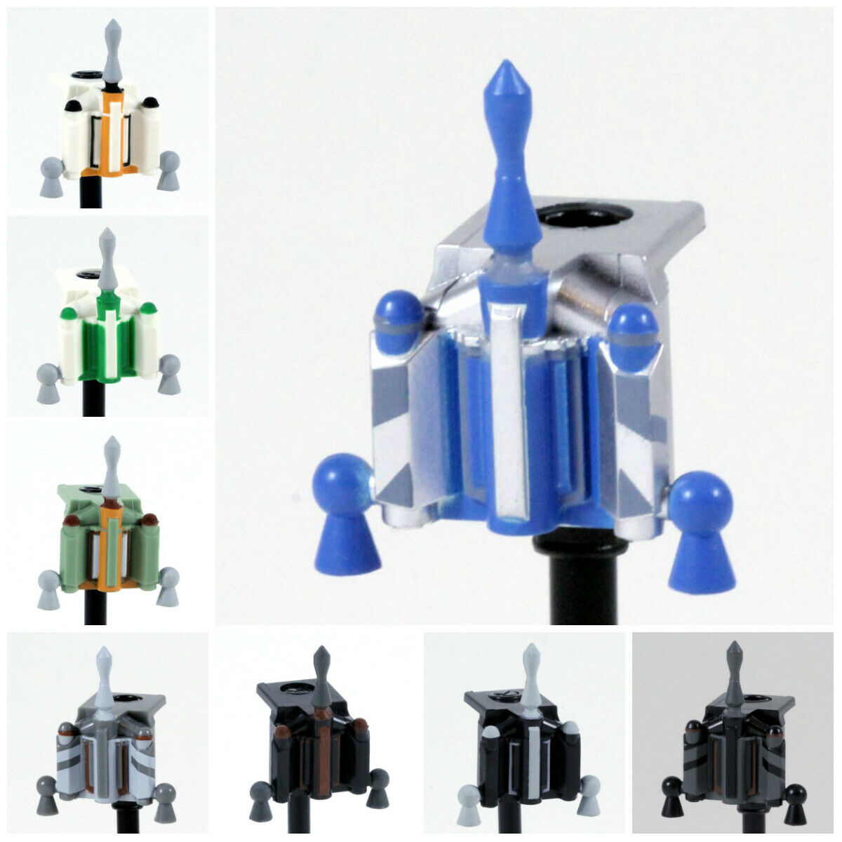 Custom Clone Hunter Jetpack For Clone Minifigures -star Wars -pick Your Color!