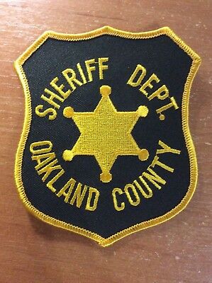 Oacland County Patch Sheriff Police Michigan Mi State