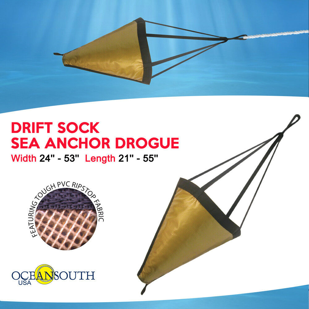 Drift Sock Sea Anchor Drogue, Sea Brake