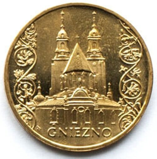 Poland 2 Zloty 2005 The Historical City Gniezno Unc (#436)