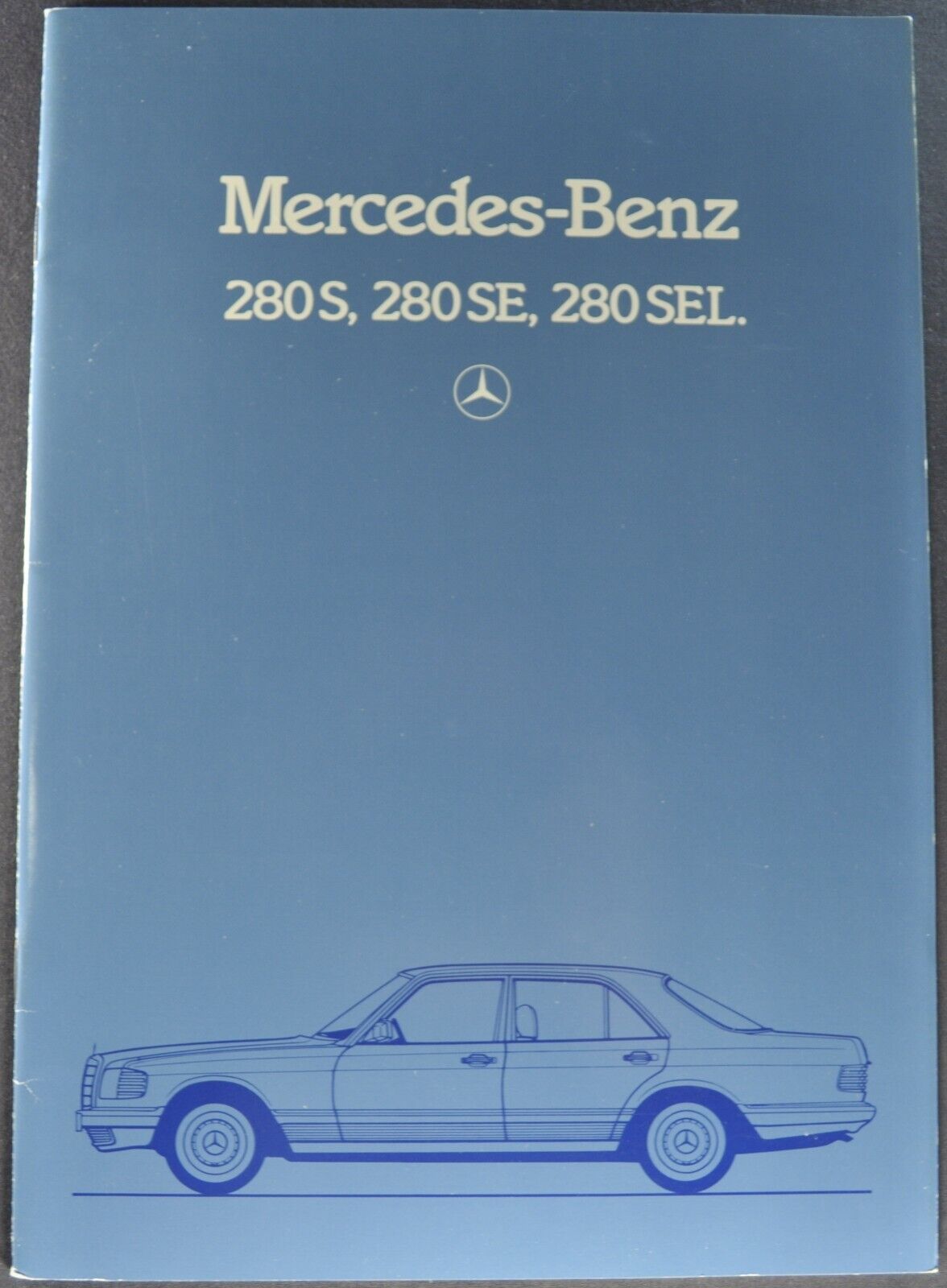 1984 Mercedes-benz Brochure 280s 280se 280sel Excellent Original German Text