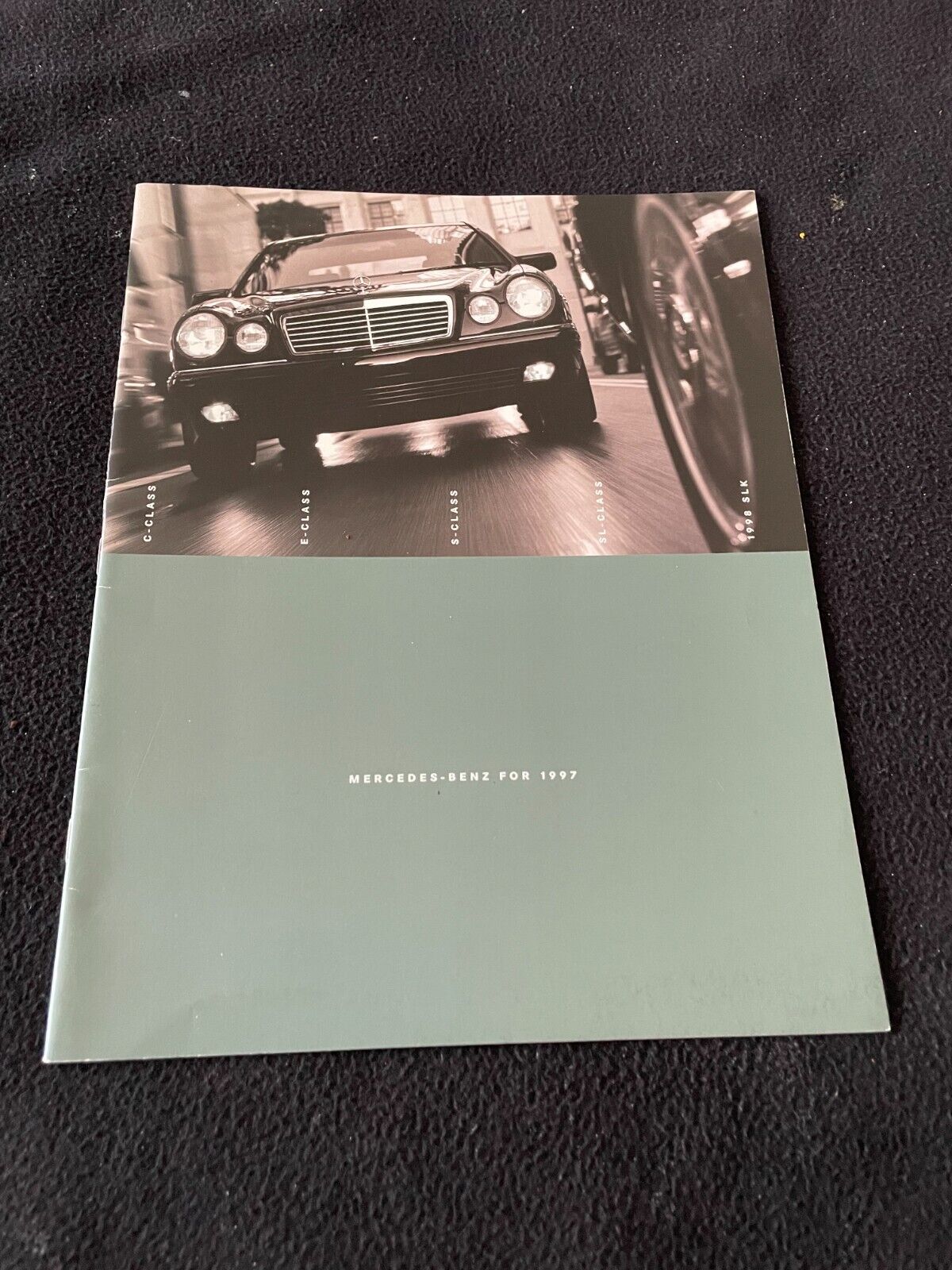 1997 Mercedes Range Brochure E420 S320 Sl S420 S500 Sl600 C36 Amg Catalog