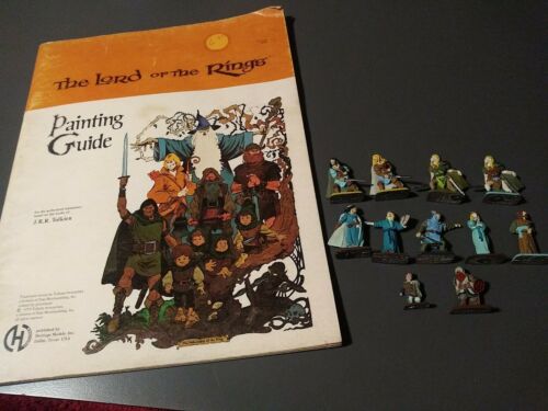 Mithril Miniatures Merp Lotr Lot Of 11 Plus Rare Heritage Painting Guide
