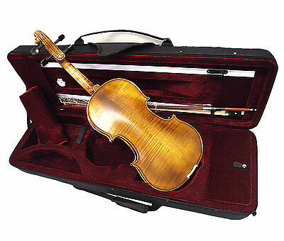New Antique Style 4/4 Hand-made Violin +bow +rosin +string +case <limited>