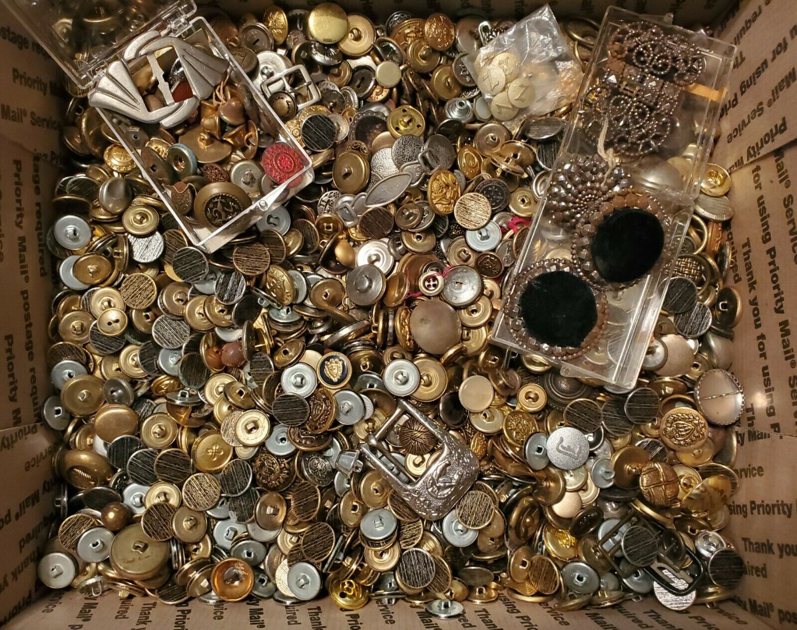 Vintage Metal Button Lot #2