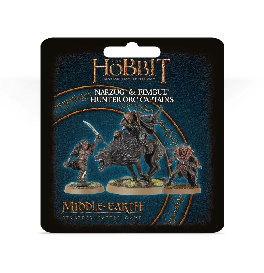 Narzug And Fimbul Hunter Orc Captains Hobbit Lord Rings Games Workshop