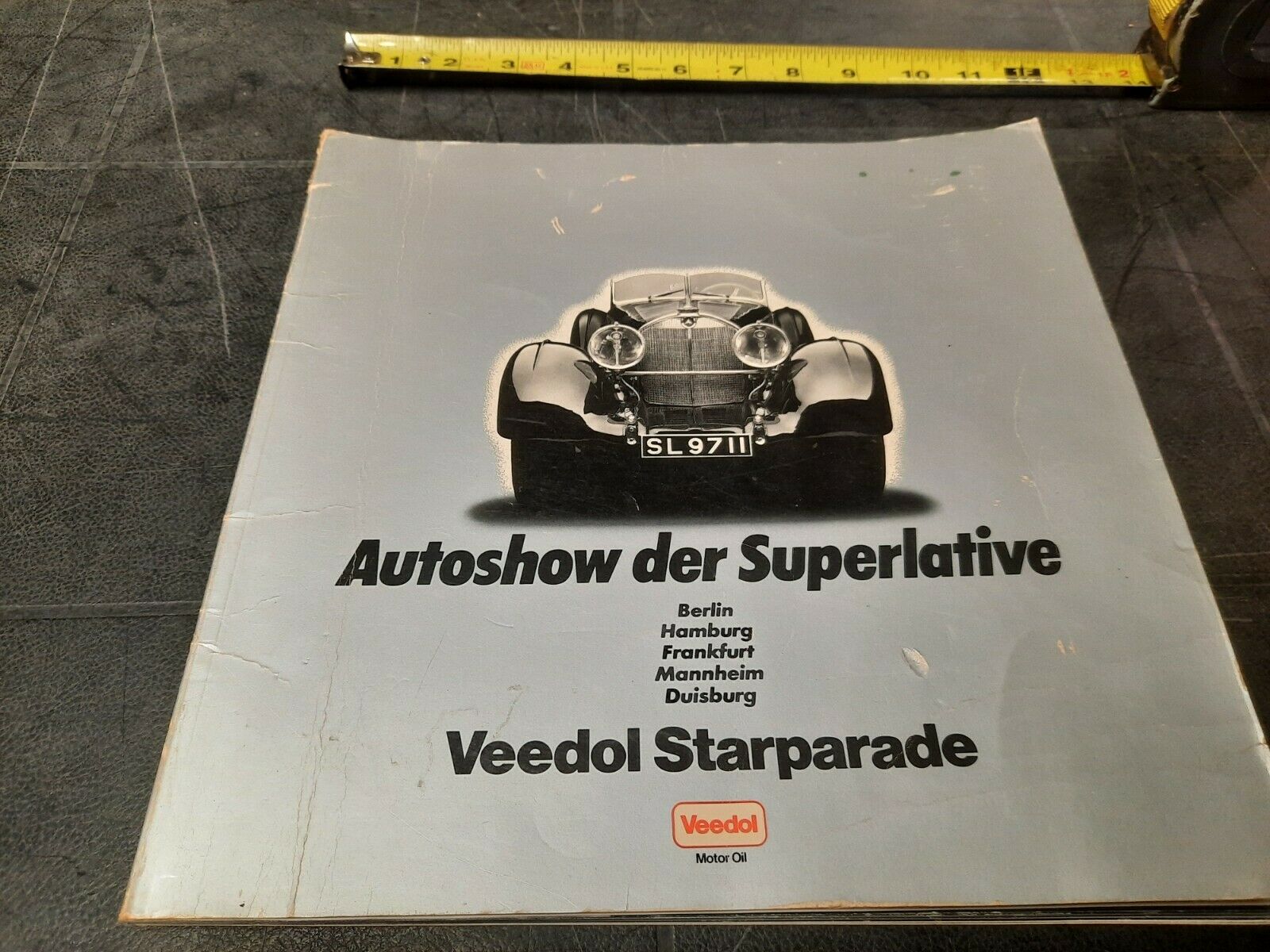 1982 Autoshow Der Superlative Veedol Mercedes Benz German  Brochure