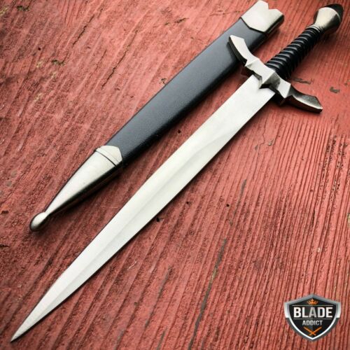 13.5" Medieval King Arthur Historical Short Sword Dagger Scabbard W/ Sheath