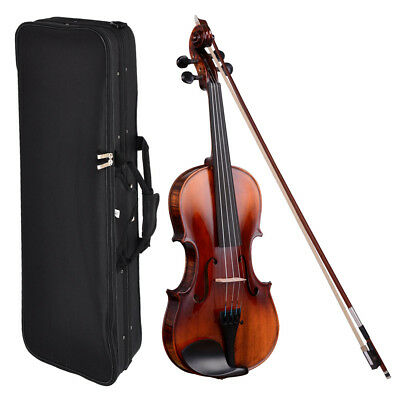 Vif Full Size 4/4 Handmade Stradivari Copy German Style Violin Fiddle Case Bow