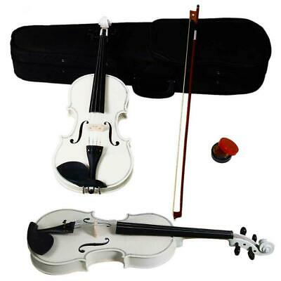4/4 Full Size Acoustic Violin Fiddle Set With Case Bow Rosin For Student Adult