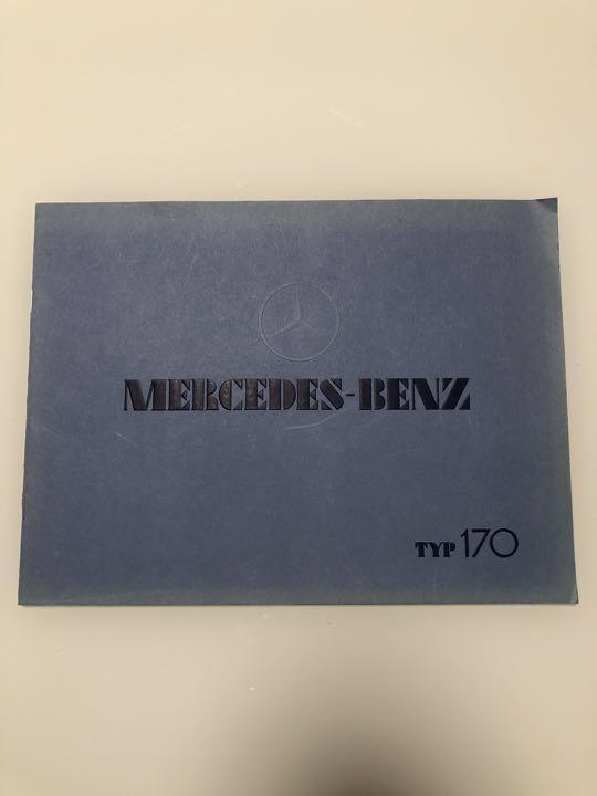 Mercedes-benz Typ 170 Catalog Japan