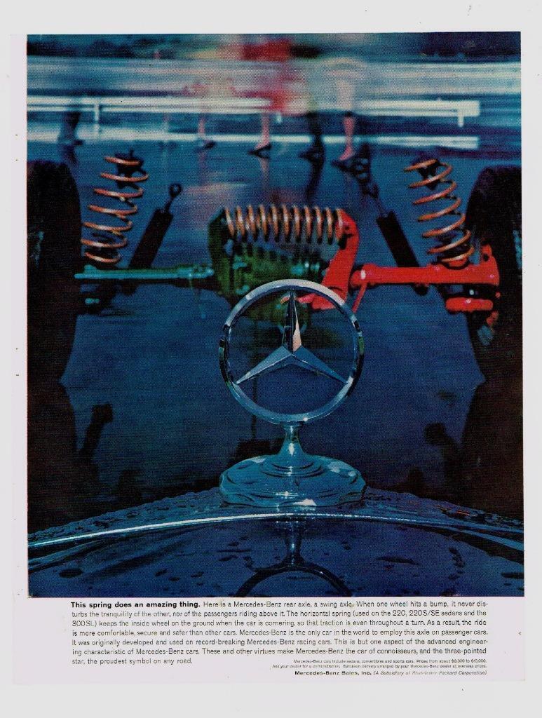 Vintage  Mag Car Ad: Mercedes Symbol The Proudest Symbol On Any Road