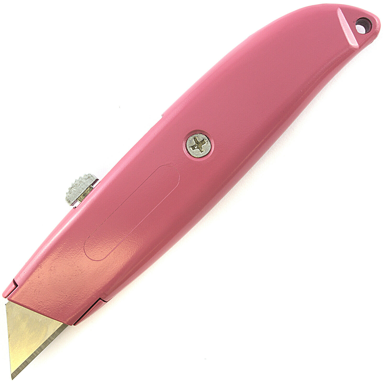 Ladies Pink Utility Knife Box Cutter 3 Position Retractable Blade Lock Tool