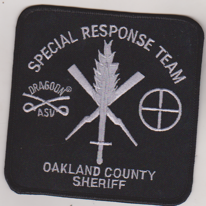 Oakland County Sheriff Mi Special Response Team Patch
