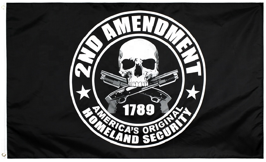 2nd Amendment America's Original Homeland Security 3 X 5 Foot Flag Gun Nra Right