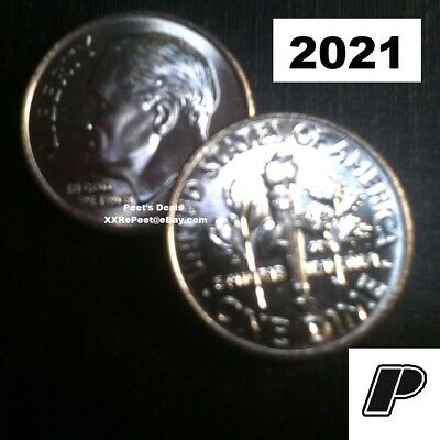 (2 Coins) 2021 P&d Roosevelt Dimes From Bu Bank Rolls - Mr_peet
