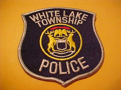 White Lake Twp. Michigan Police Patch Shoulder Size Unused