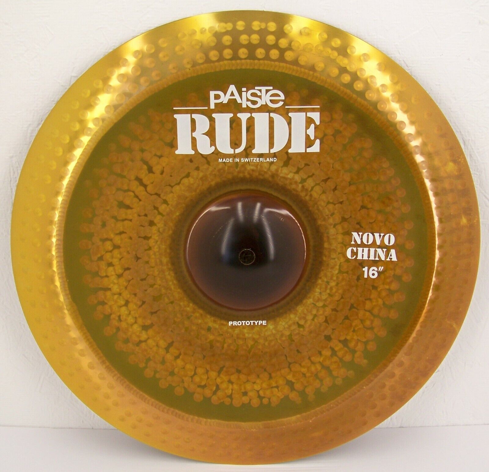 Paiste Rude 16" Novo China Cymbal/new With Warranty/model # Cy0001122516/custom!