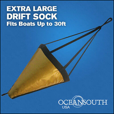 53" Drift Sock Sea Anchor Drogue, Sea Brake Fits Boats Up To 30' -x Large Size