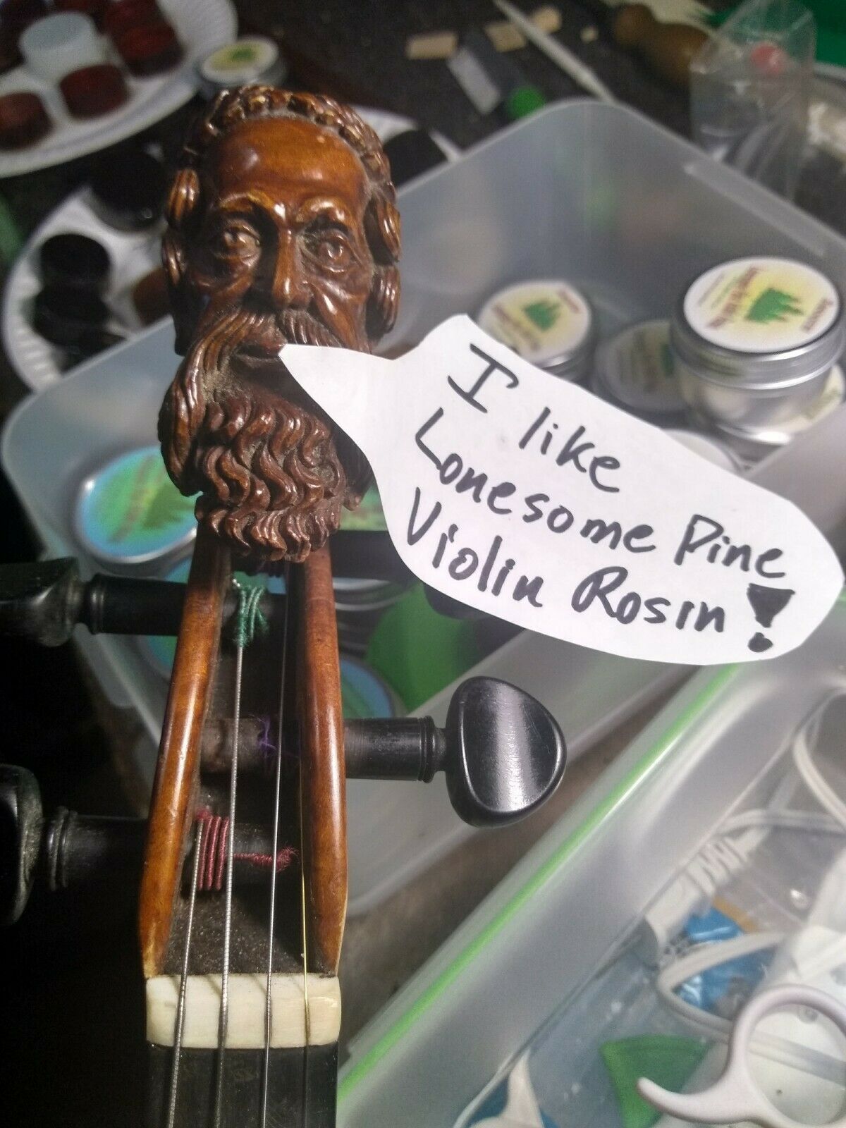 Lonesome Pine Original Violin Rosin  Handcrafted Free Shipping!!  One Cake