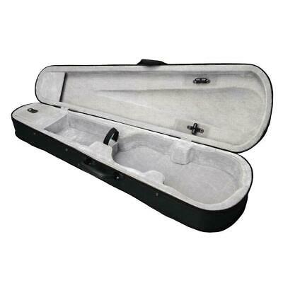 New Silver Gray Inside 4/4 Full Size Acoustic Violin Case Oxford Fabric