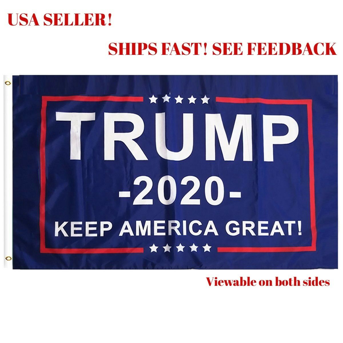 Pringcor Trump 2020 Keep America Great President Donald Maga 3x5 Flag Republican