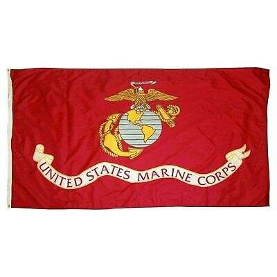 Usmc United State Marine Corps Flag 3 X 5 Semper Fi Fidelis With Brass Grommets