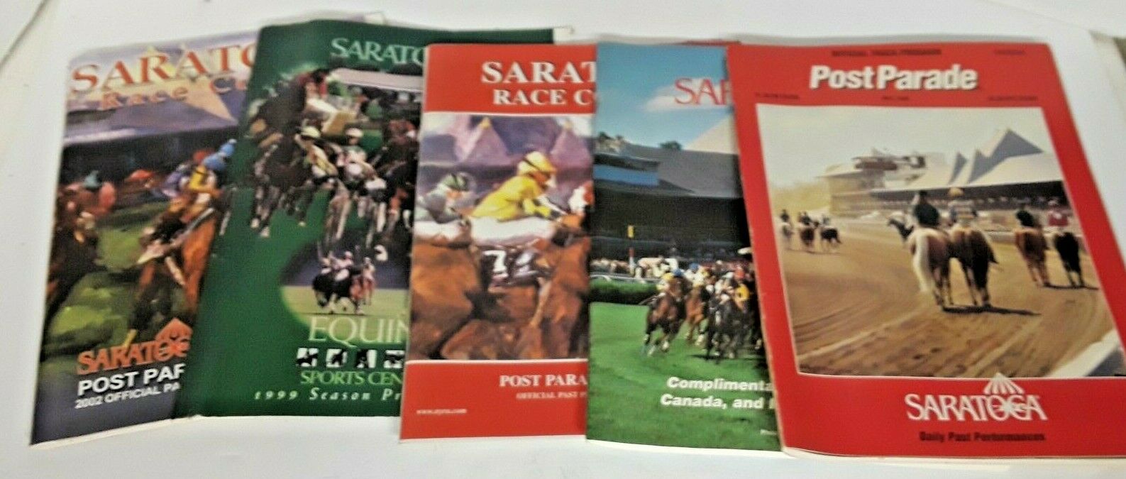 Saratoga Horse Racing Programs And Magazines lot Of 5