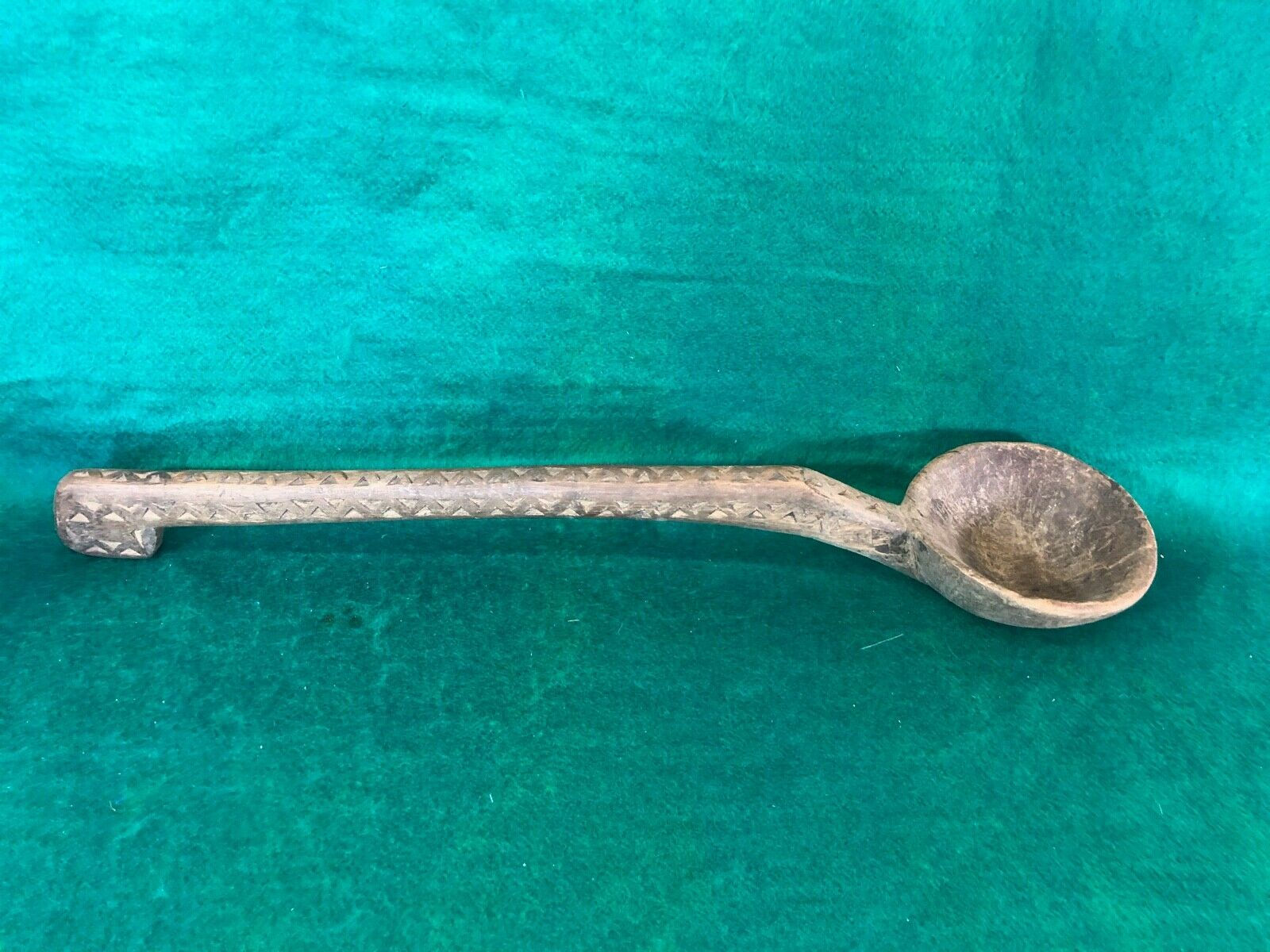African Carved Wooden Spoon