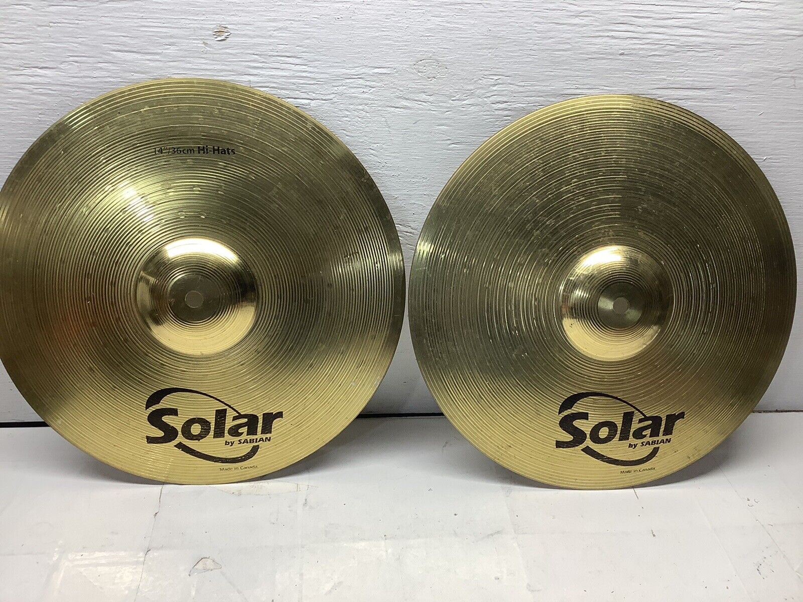 Solar By Sabian Hi Hats 14”/35cm Hi Hat Cymbals (pair) Drum Accessory