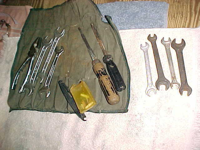 Old  Mercedes Tool Kit  -  German Auto Tools  -  Roll Up