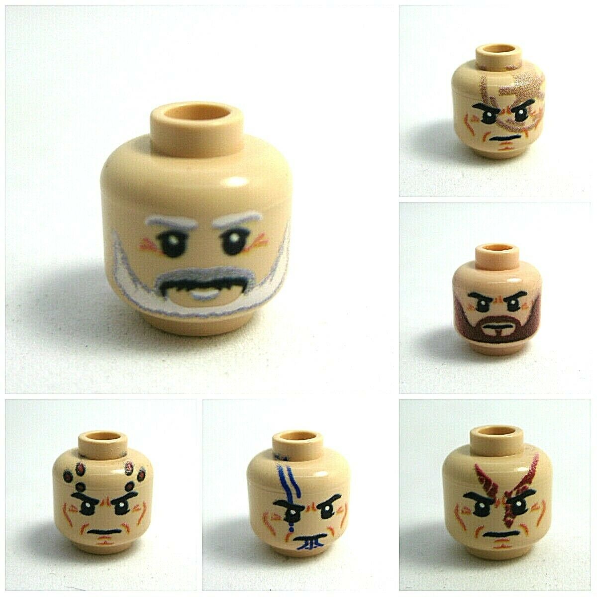 Custom Printed Clone Trooper Heads -genuine Lego Brand New- Minifig Madness