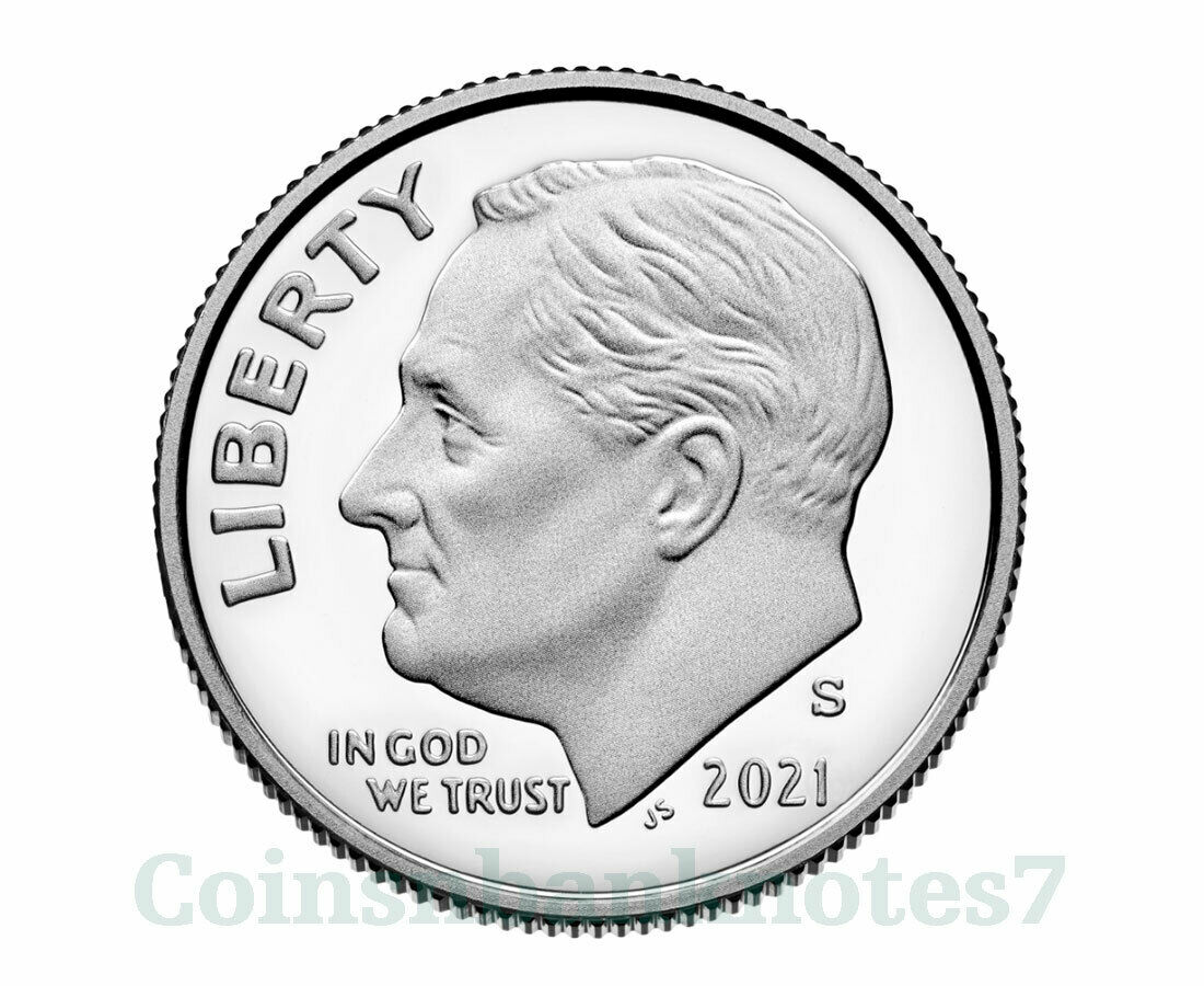 🎀 2021-s Proof Roosevelt Dime / Clad Deep Cameo Proof