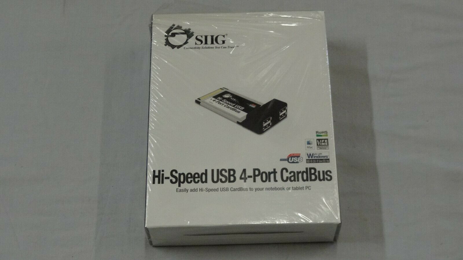 Siig Hi-speed Usb 4-port Cardbus Ju-pcm422-s2
