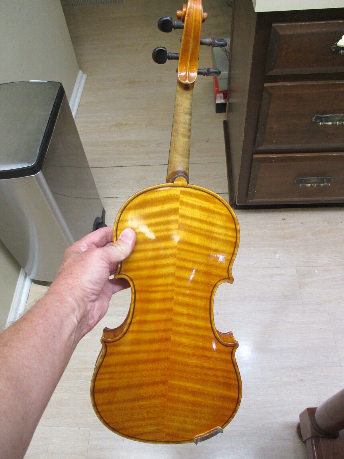 Vintage  4/4 Violin Flame Grain Maple