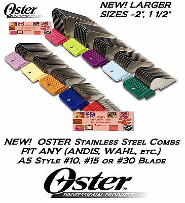 Oster A5 Stainless Steel Attachment Guide Blade Comb*fit Many Andis,wahl Clipper