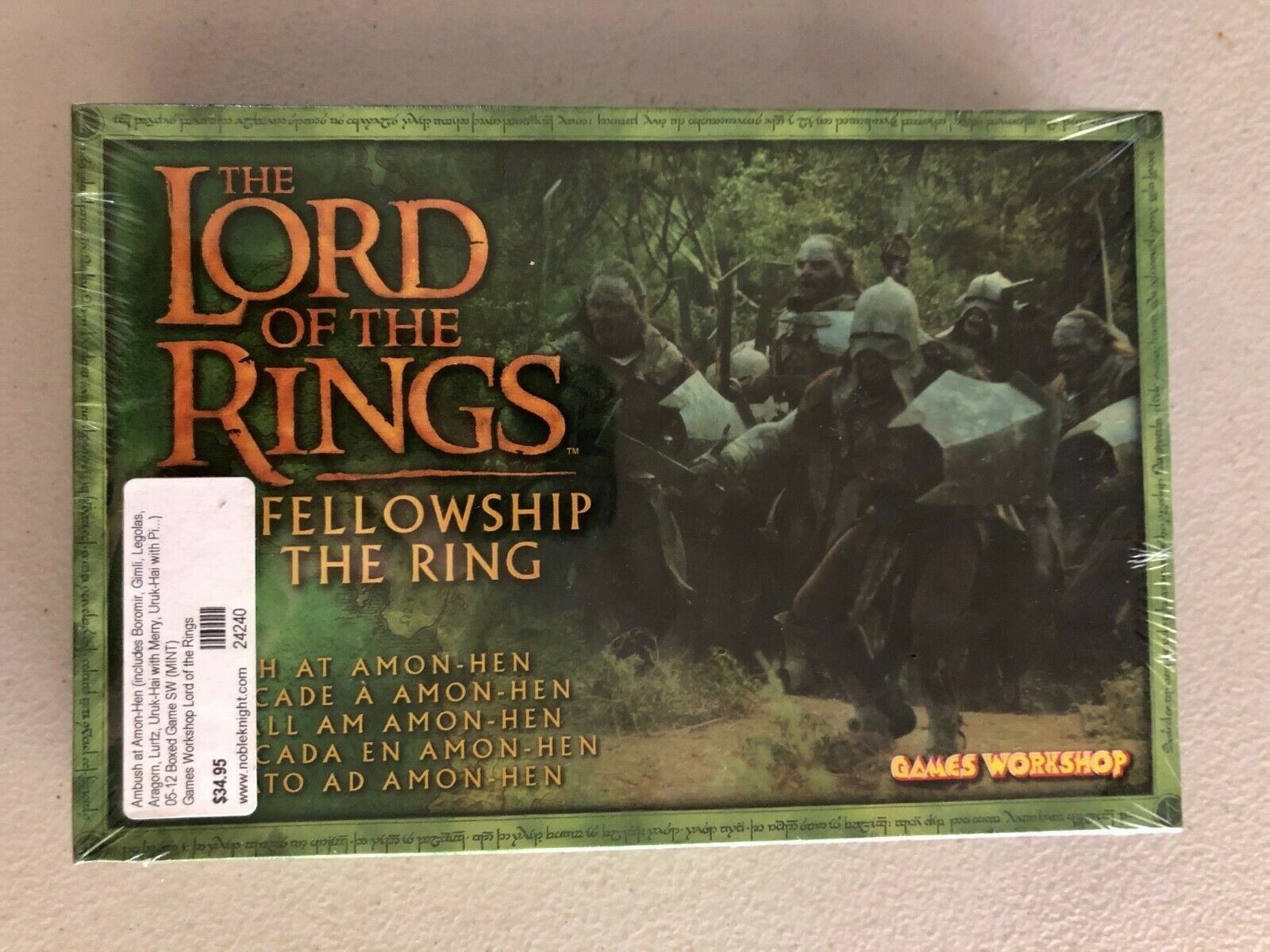 Games Workshop Miniatures Lord Of The Rings Ambush At Amon-hen Gaw05-12 - New
