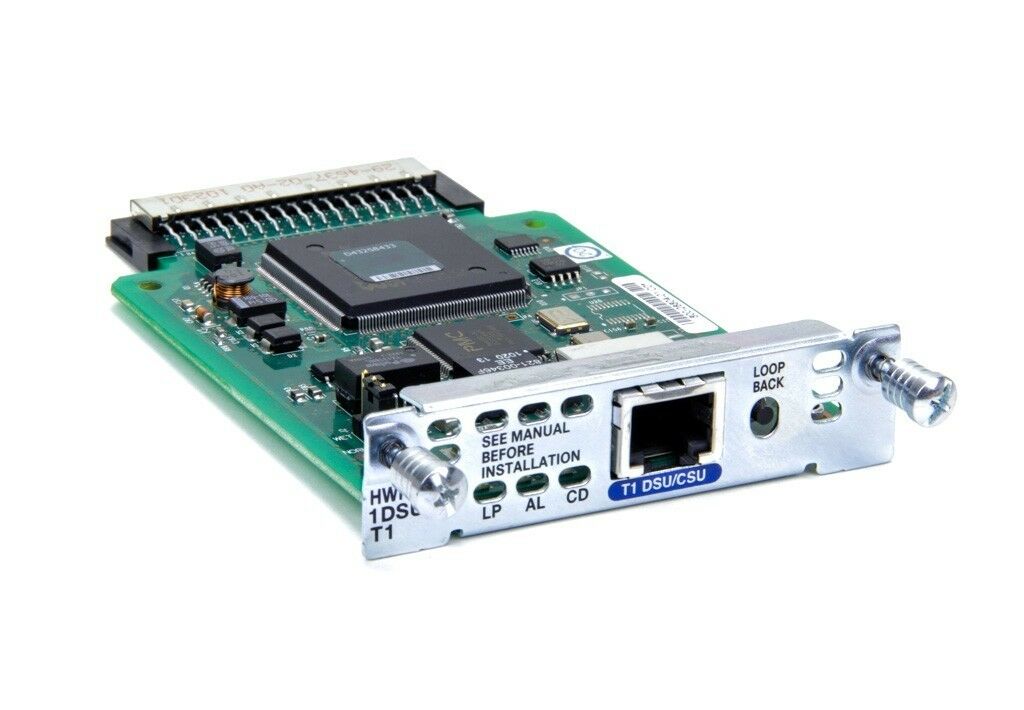 Cisco Hwic-1dsu-t1  1-port Serial And Asynchronous High Speed Wan Interface Card