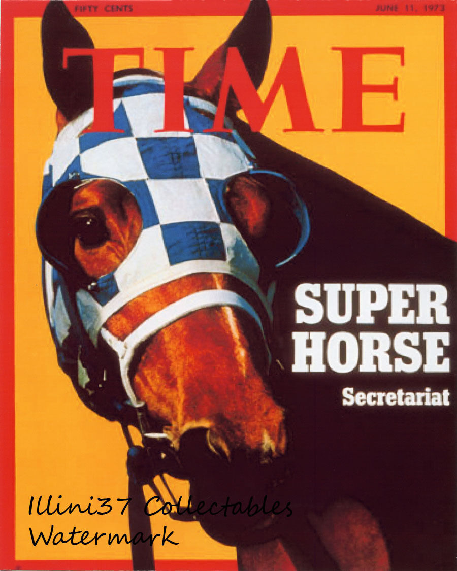 Secretariat 1973 Kentucky Derby Winner Magazine Cover 8x10 Photo