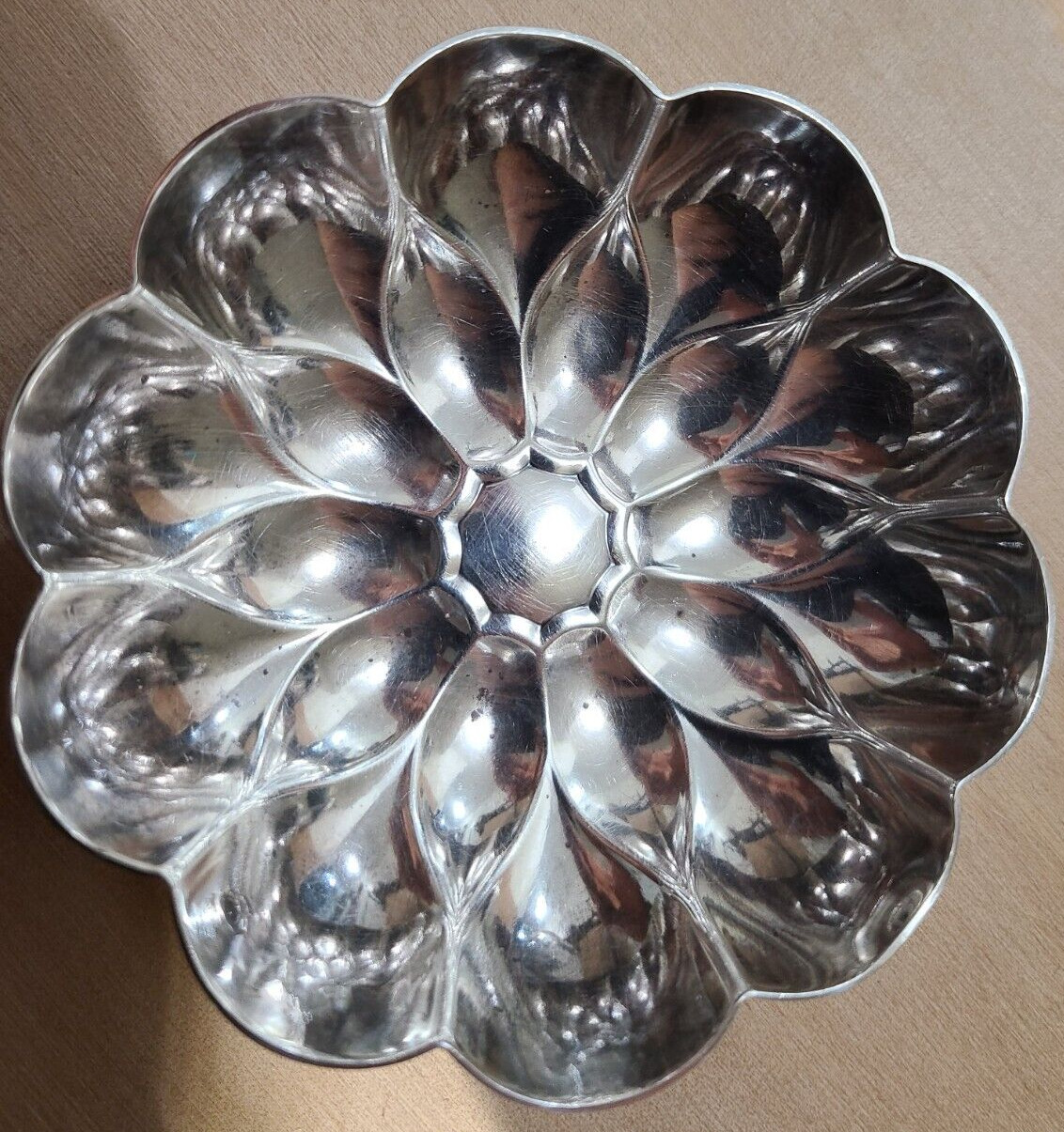 Tiffany & Co. Makers Sterling Silver 90mm Small Flower Bowl ~ 76 Grams, Rare!!!