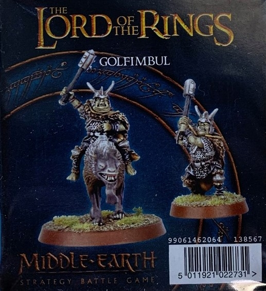 Golfimbul Foot & Mounted Blister Hobbit Lord Of The Rings