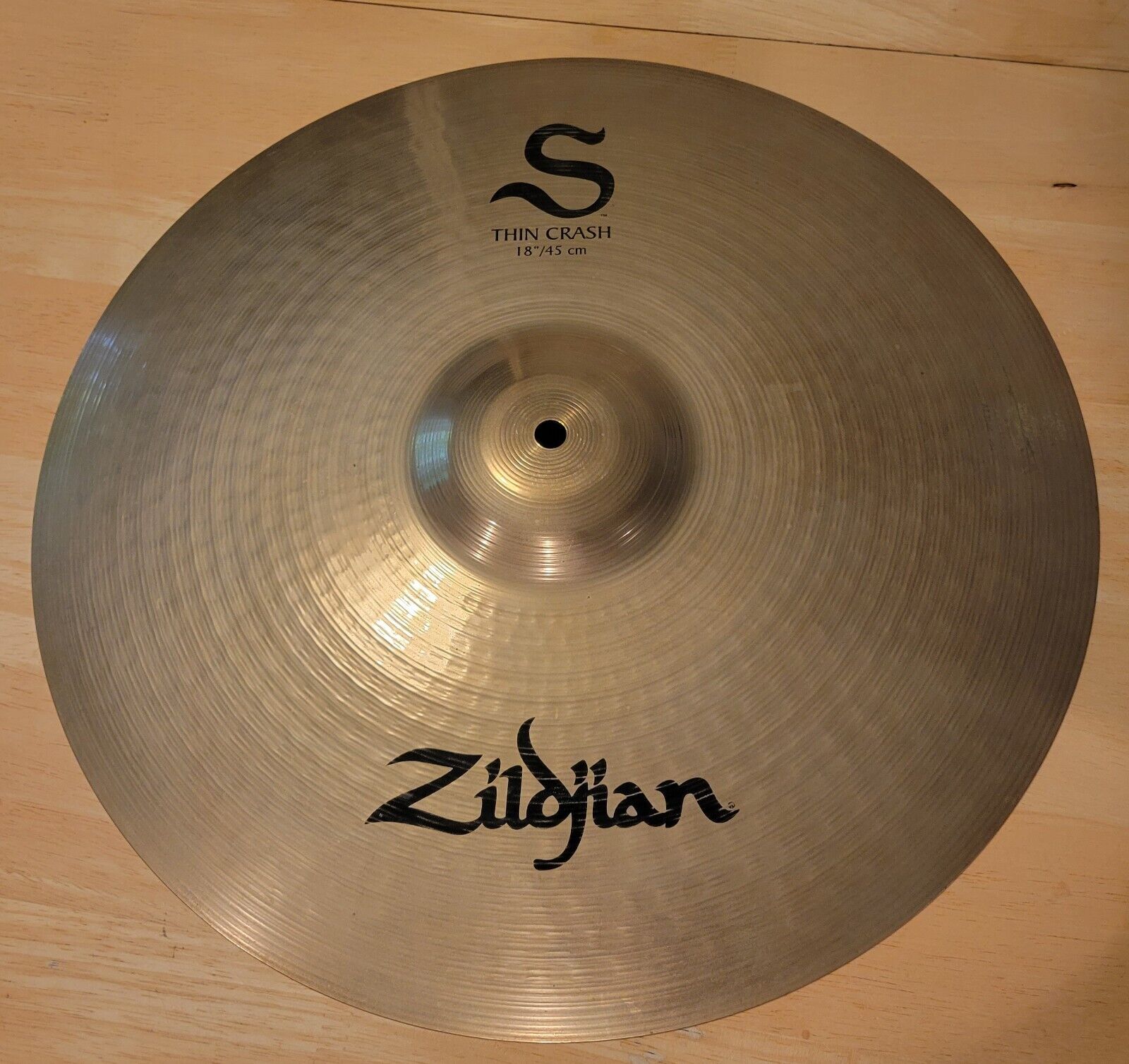 Zildjian S Series Thin Crash 18 Inch Cymbal Very Good Condition