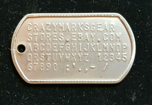 Crab/ Lobster Trap Pot /trapline Id Tag Custom Embossed Stainless Usa By Veteran